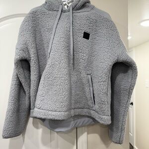 Women’s Gray Sherpa Hoodie